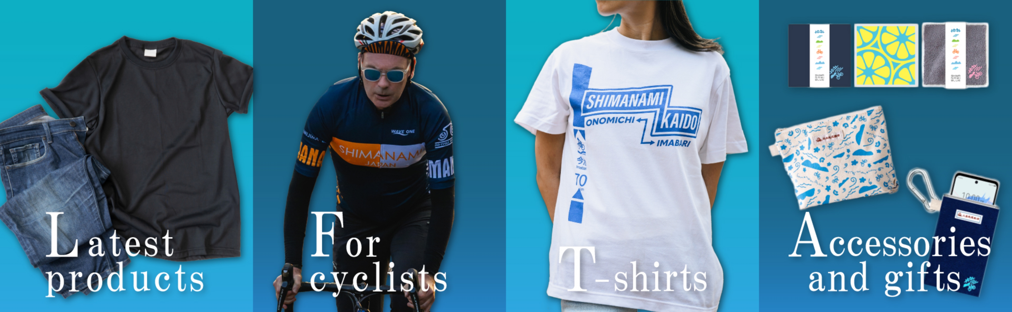Header image - Shimanami blue goods